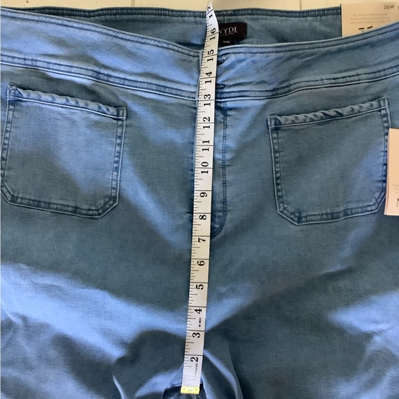 Nydj new size 26W Teresa wide leg jeans belle isle - Picture 8 of 11
